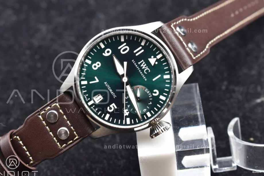 Strap Leather on Pilot Big ZF A51110 Brown Edition Best Real IW500901 0516